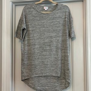 LuLaRoe | Heather Grey Short Sleeve Tunic